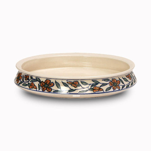 Ceramic Biryani Handi Shallow Lagan CMP-BL